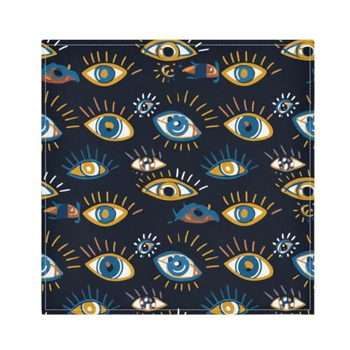 Servilletas de Tela Qilmy Ojos Malignos Set de 4 20x20 in miniatura 5