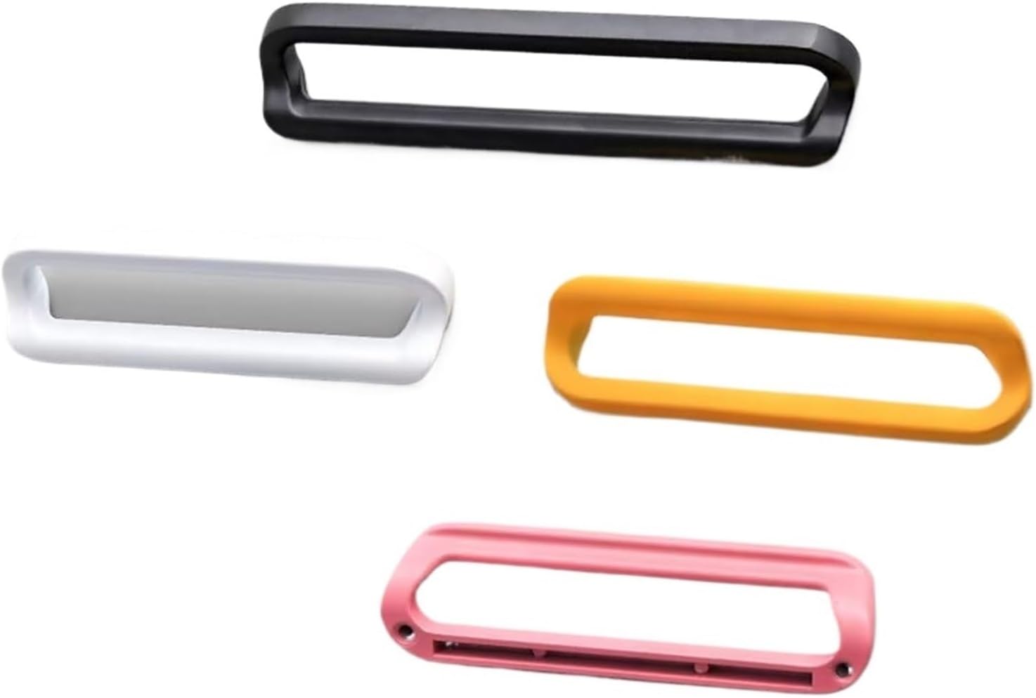 Furniture Handles, 10 Pack Door Handle Zinc Alloy Pull Knobs Furniture Hardware for Kitchen Cupboard Pulls Handle Solid(Black,Hole Distance 96 mm)
