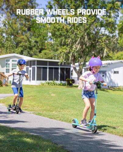 FanttikRide C9 Pro Electric Scooter for Kids 8-12, Adjustable Handlebar Height for Riders 3.9-5.2 ft, 132 lbs, Up to 40 min Continuous Time, 5 Miles Range, 3 Speed Mode 5/8/10 MPH