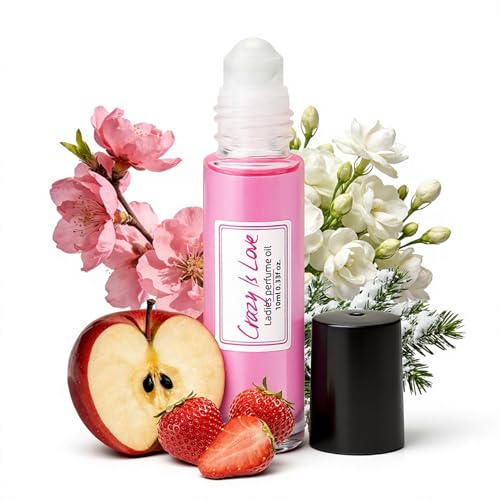 Crazy is Love Roll On Oil Perfume Pheromones Perfumes for Women Date Night Perfume Seductive Long-Lasting Pheromones Perfumes for Women Crazy in Love -Enhance Charm & Confidence -0.34 fl.oz (10mL)