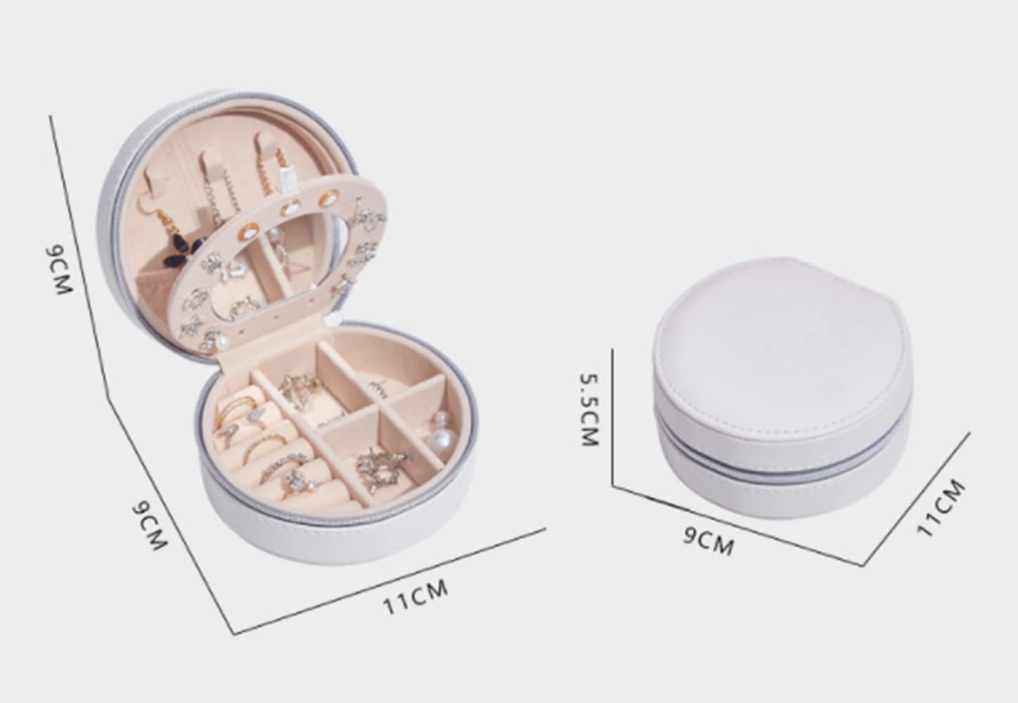 Ékszertartó doboz nyitott állapotban