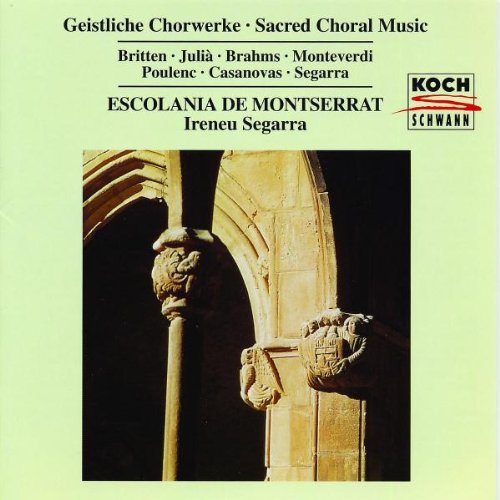 Sacred Choral Music [Audio CD] Segarra and Escolania De Montserrat