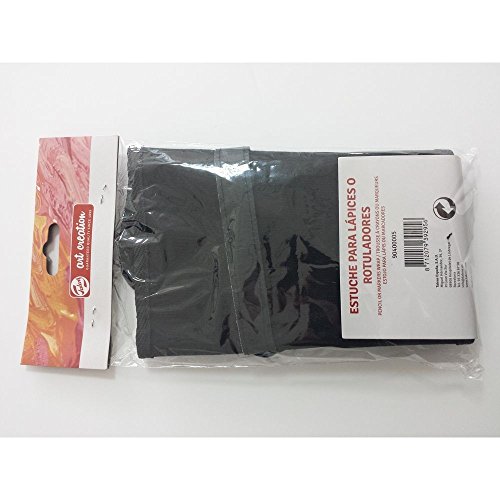Art Creation - Estuche Para Transportar Lapices, Plumas Y Rotuladores De Loneta Negro Artcreation Talens Negro En Oferta Artcreation Estuche Para Lapices O Rotuladores