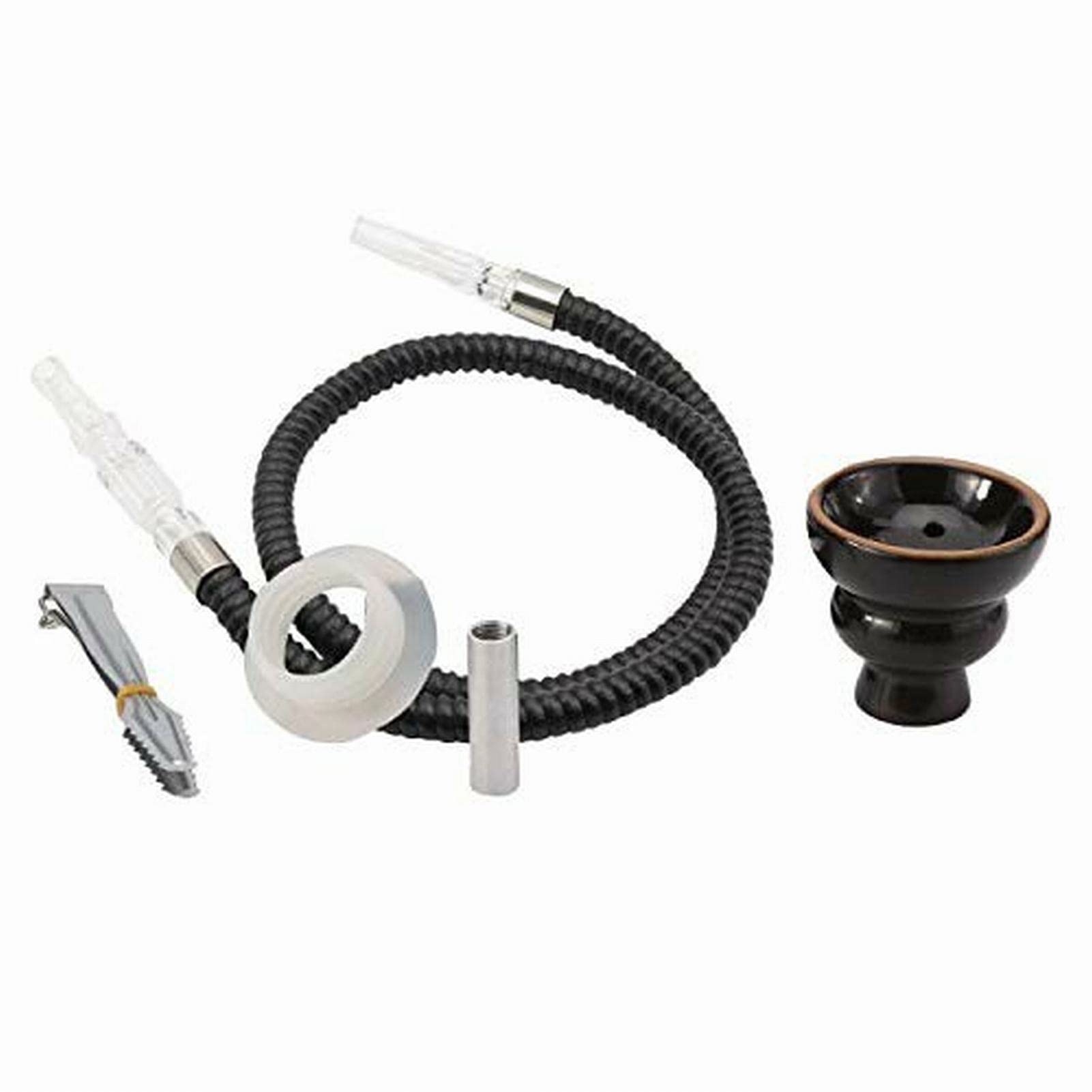 Luxury Modern Glass Shisha Hookah Portable Hookah Set Fácil De Desmontar Y Limpiar Adecuado Para Familias, Bares, Clubes, Bodas, Fiestas, Etc.