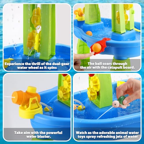 Jugana 988-860A Water Table For Toddlers 1-3 - Outdoor Kids Water Table thumb #1
