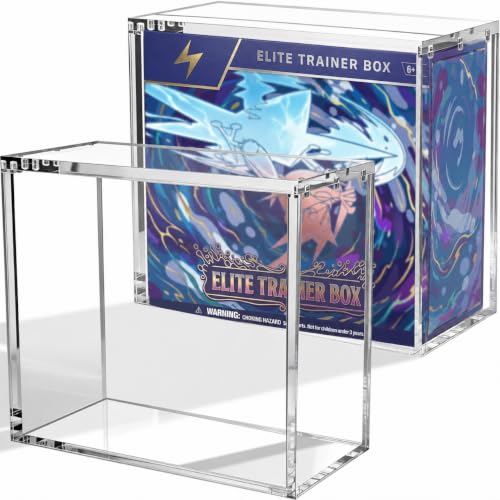 ETB Acrylic Case - UV Protection & Magnetic Closure Thick Box Shield