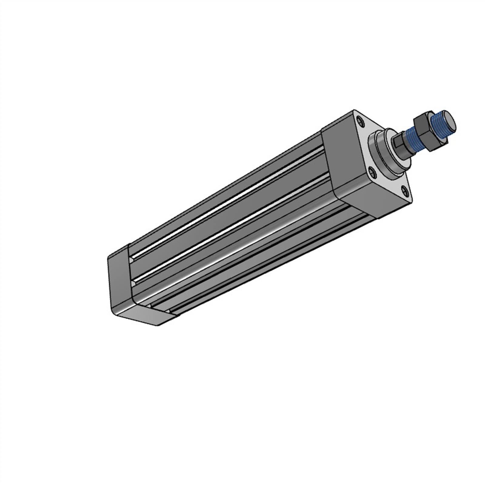 Cylindre pneumatique MDB1B40 double effet avec amortissement linéaire