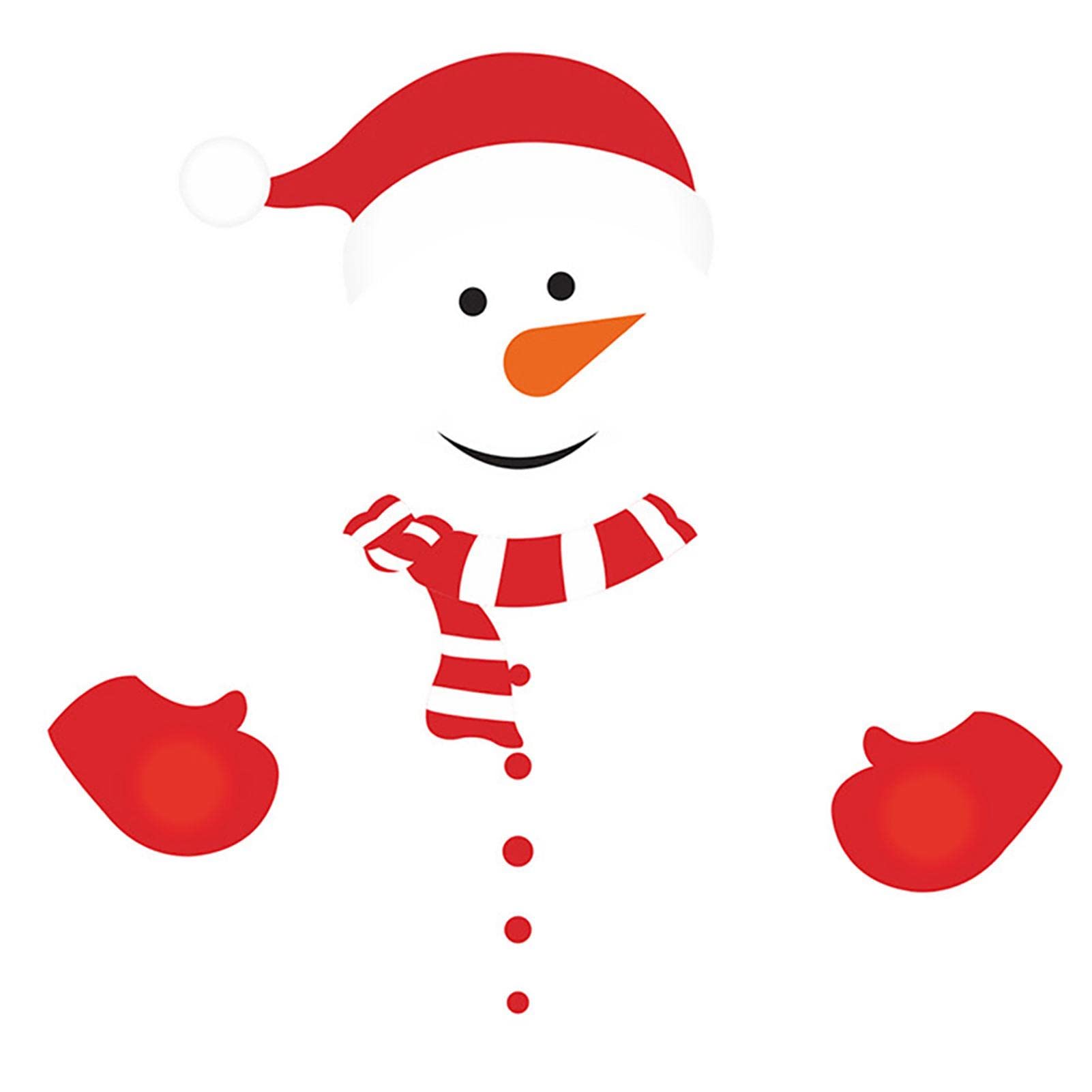 ERZU Snowman Refrigerator Magnets Set Cute Funny Fridge Magnet Refrigerator Stickers Holiday Christmas Decorations for Fridge Metal Door Cabinets