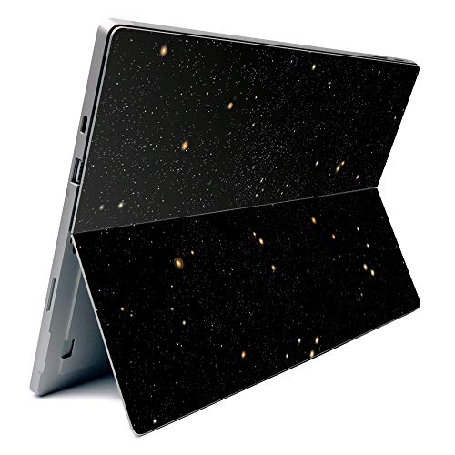 Image of MightySkins Carbon Fiber Skin for Microsoft Surface Pro 7 - Deep Space | Textured Carbon Fiber Finish | Easy to Apply, Remove, and Change Styles | Made in The USA