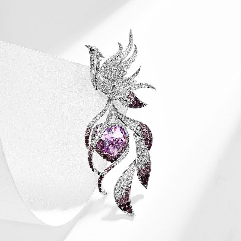 Image of Animal Brooch for Women Girls 18k Gold Plated Animal Brooch Pin Rhinestone Animal Brooch Lapel Pin Jewelry Thanksgiving Day Birthday Wedding Gifts for Mom Wife