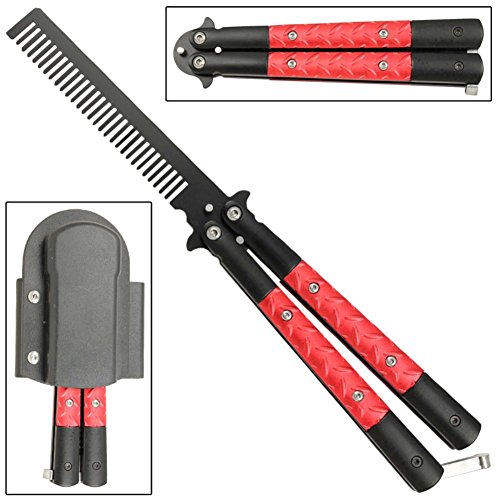 Practice Shades of Red Training Flipper Comb