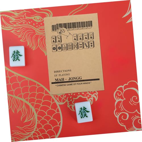 Guía de Aprendizaje de Mahjong BESPORTBLE 3pcs miniatura 7
