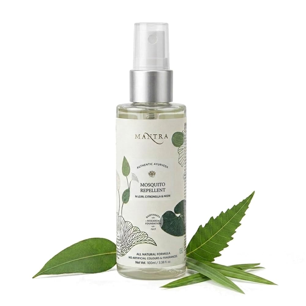 Mantra Herbal Mosquito Repellent Nilgiri Citronella & Neem - 100 ml-image-24