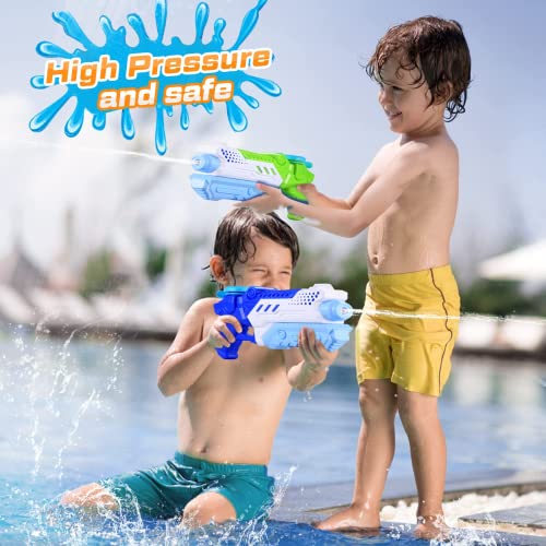 Wasserpistolen Set RONSTONE für Kinder und Erwachsene, 4 Stück