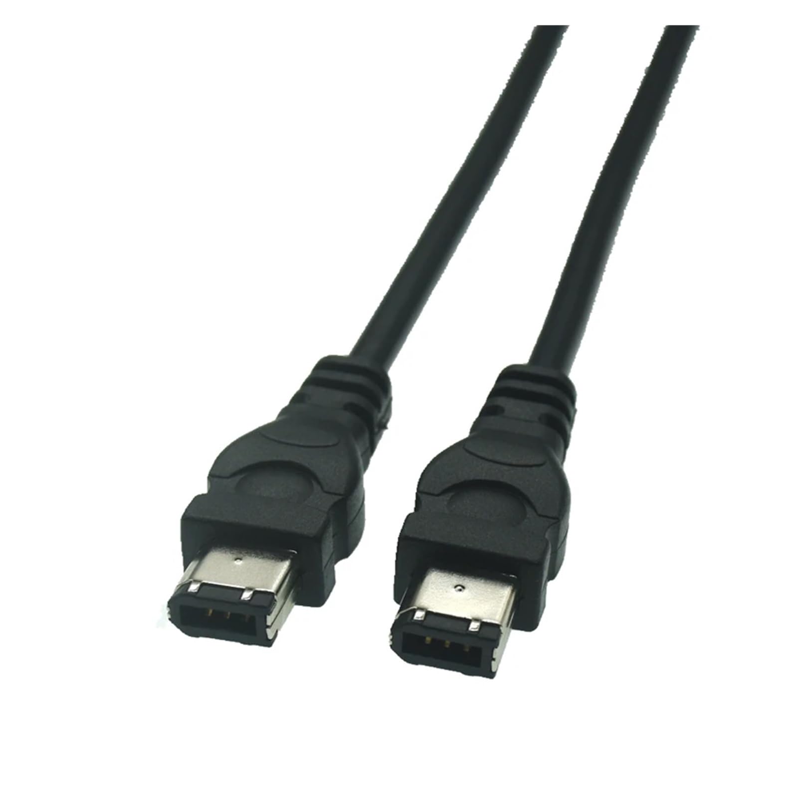 Cable FireWire 400-6-6 de 6 pines a 6 pines IEEE 1394 negro (3 m)