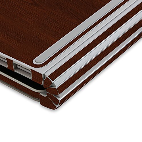 Skinomi Dark Wood Full Body Skin Compatible With Microsoft Surface Book 13.5 Inch (2015)(Full Coverage) Techskin With Anti-Bubble Clear Film Screen Protector #TOP3