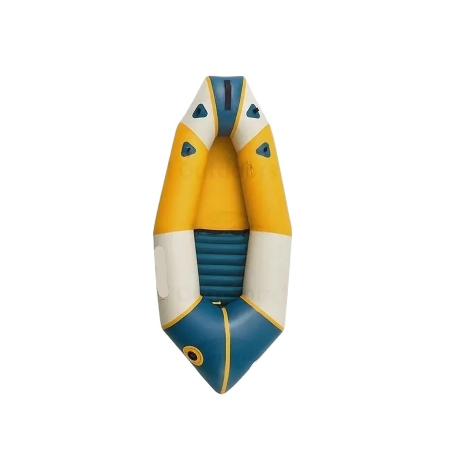 Gonfiabile Kayak Canoa Singola Doppia Barca a remi Sport acquatici Pesca Moto d'acqua 1-2 posti a sedere 210D Nylon alla deriva
