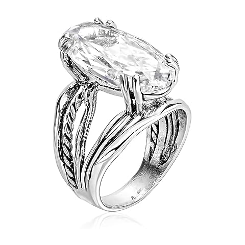 Vintage 925 Sterling Silver Statement Ring Cover