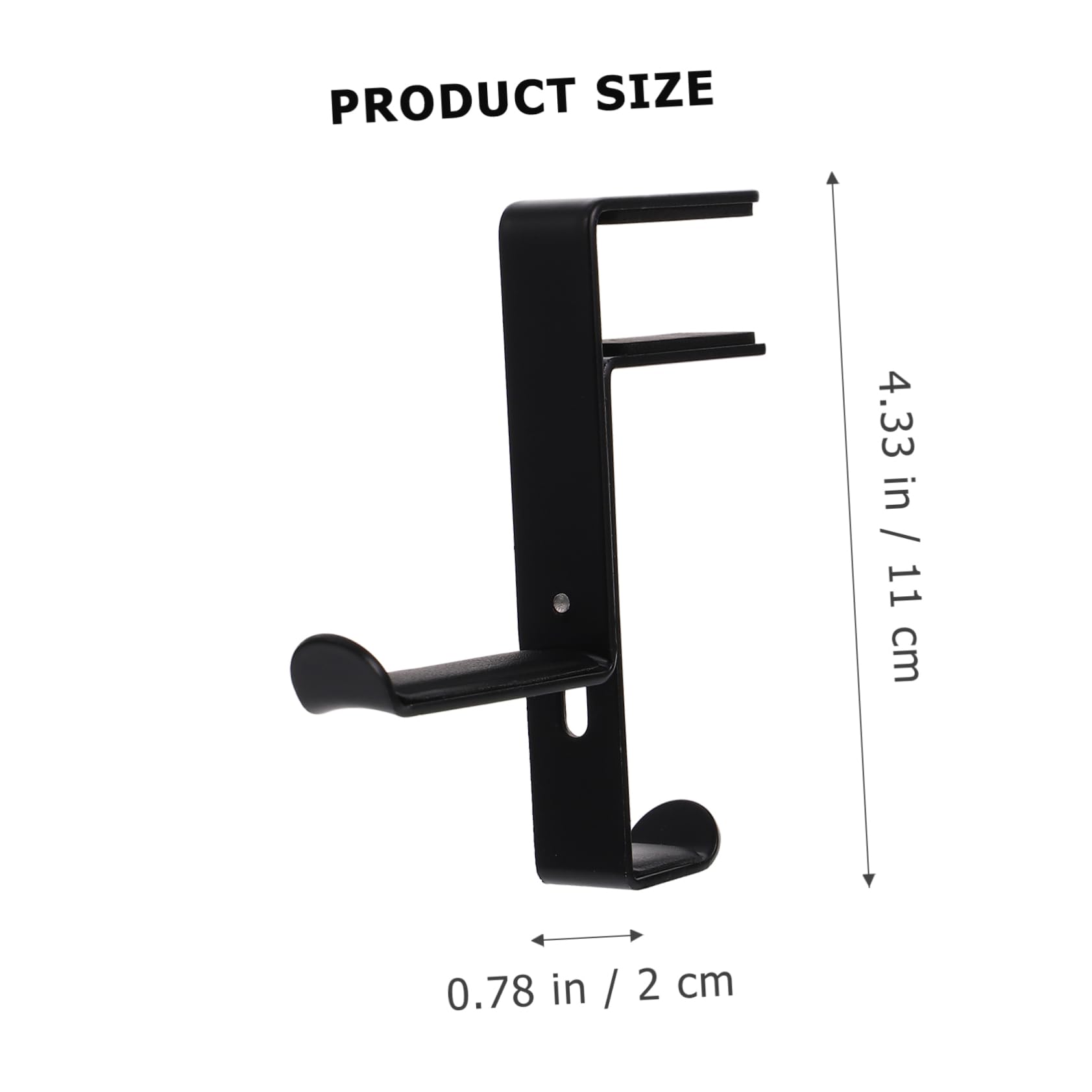 jojofuny Soporte para Auriculares De 3 Piezas Ajustable para Escritorios De Diferentes Anchos Sin Almohadilla Incluida.
