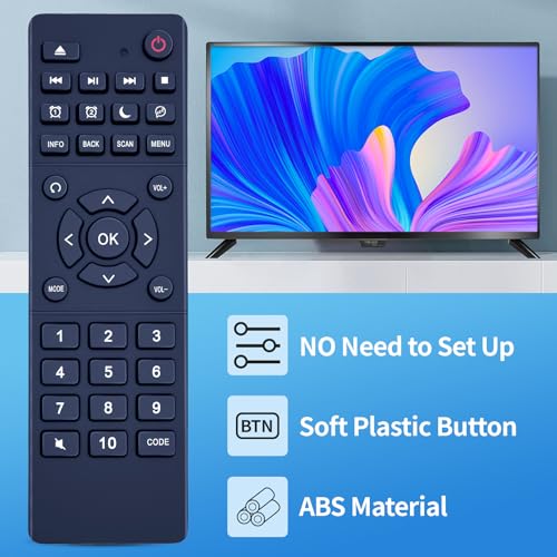 HZIME Ersatzfernbedienung passend für TechniSat technicontrol DAB+ - Digitalradios Fernbedienung