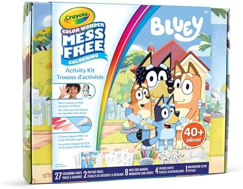 Crayola Color Wonder Mess-Free Bluey Activity Kit