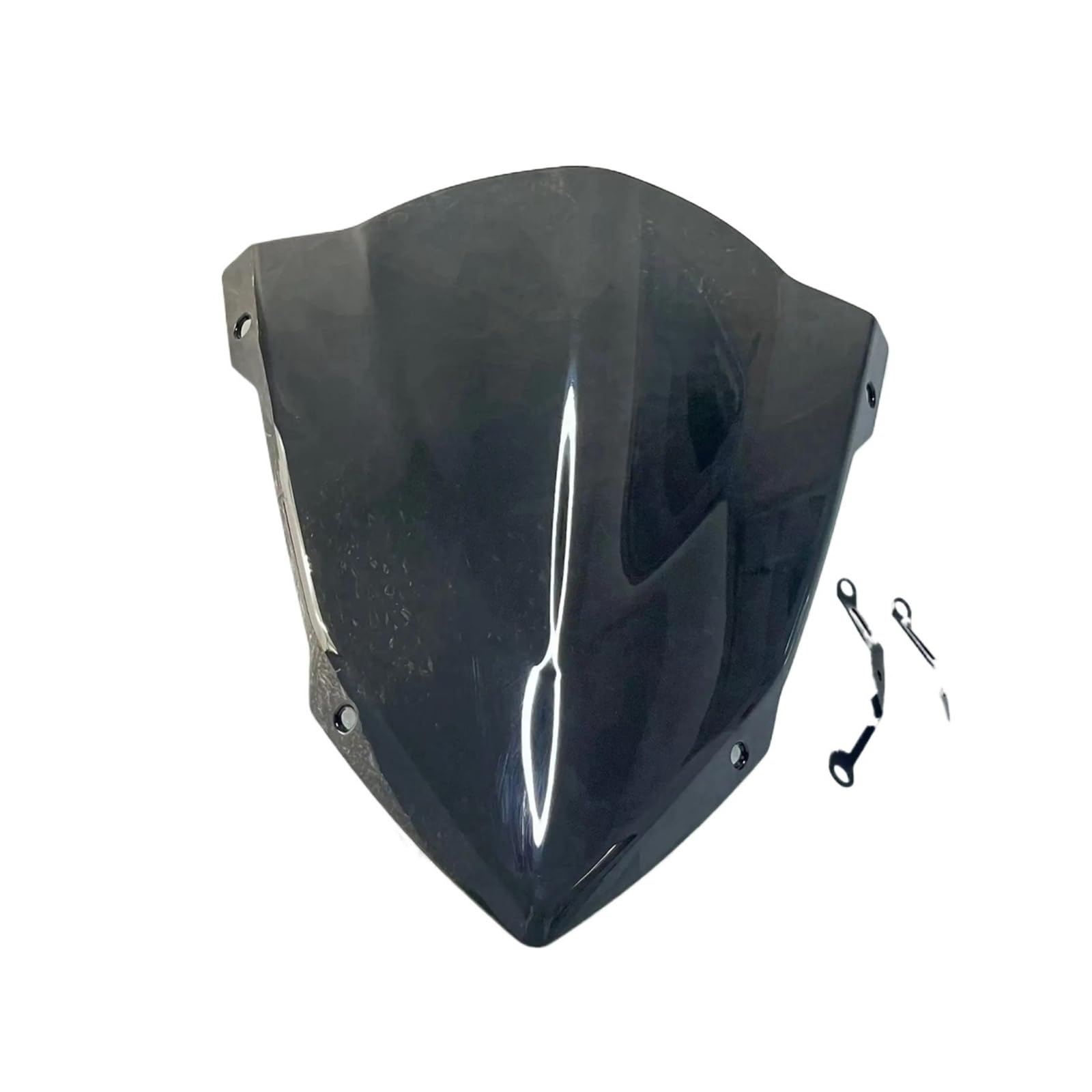 Dla YAMAHA MT-25 MT-03 2020-2025 Motocykl Sportowy Turystyczny Przednia Szyba Osłona Deflektor Wiatru Przedłużenie szyby motocykla(Black)
