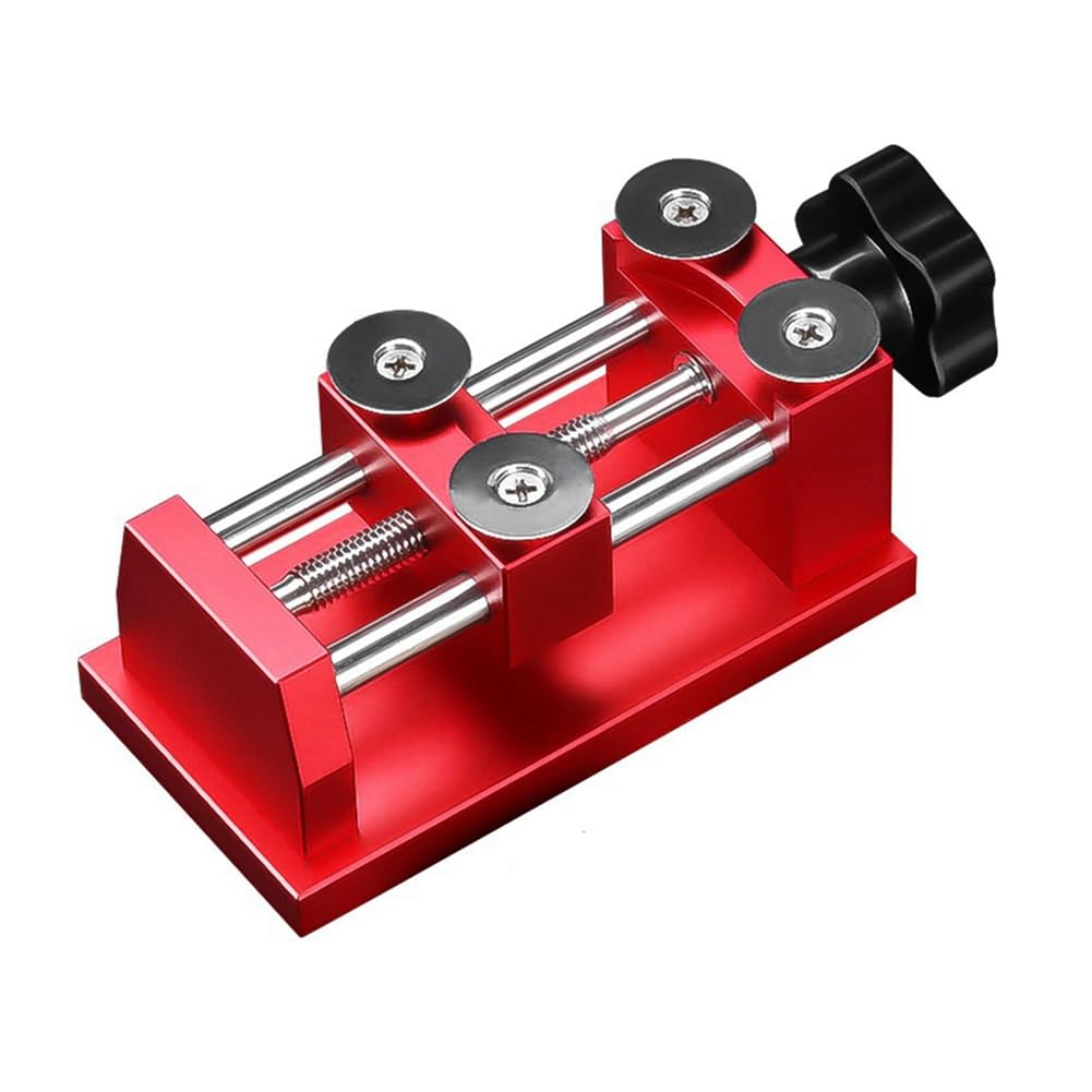 Outil Professionnel de démontage de Lunette de Montre, Outil de réparation de Montre utilisé pour l'entretien, Rouge et Argent