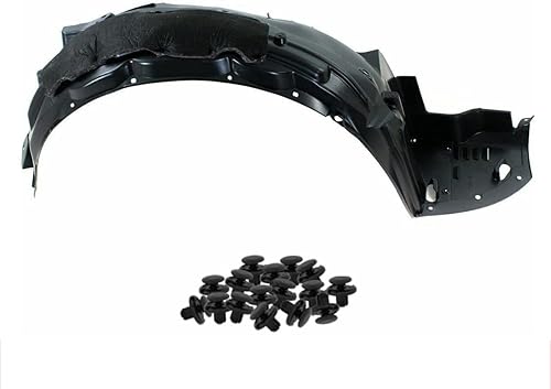 Parts N Go Forro de guardabarros con clips para Accord Sedan 2008-2012 delantero derecho lado del pasajero HO1249138 74100TA5A00