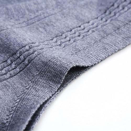 Suéter ligero para hombre transpirable sin mangas de algodón puro casual 7