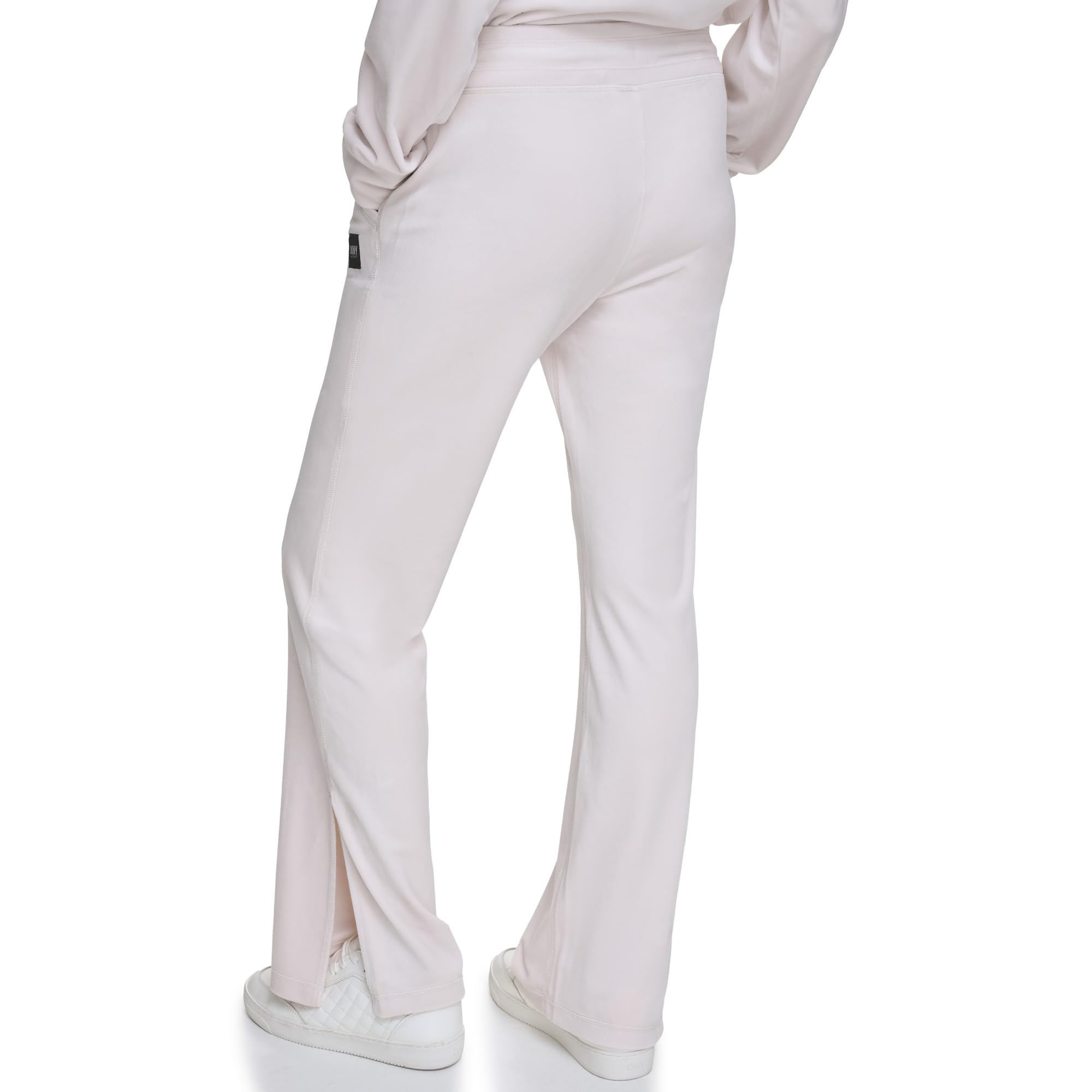 DKNY Platinum Velour Track Jogger Pantaloni Sportivi Donna