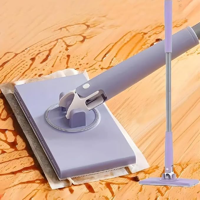 Image of Tissue Mop for Floor Cleaning | Disposable Dry & Wet Flat Mop with Extendable Handle | Suitable for Tile, Marble, Hardwood & Laminate Floors