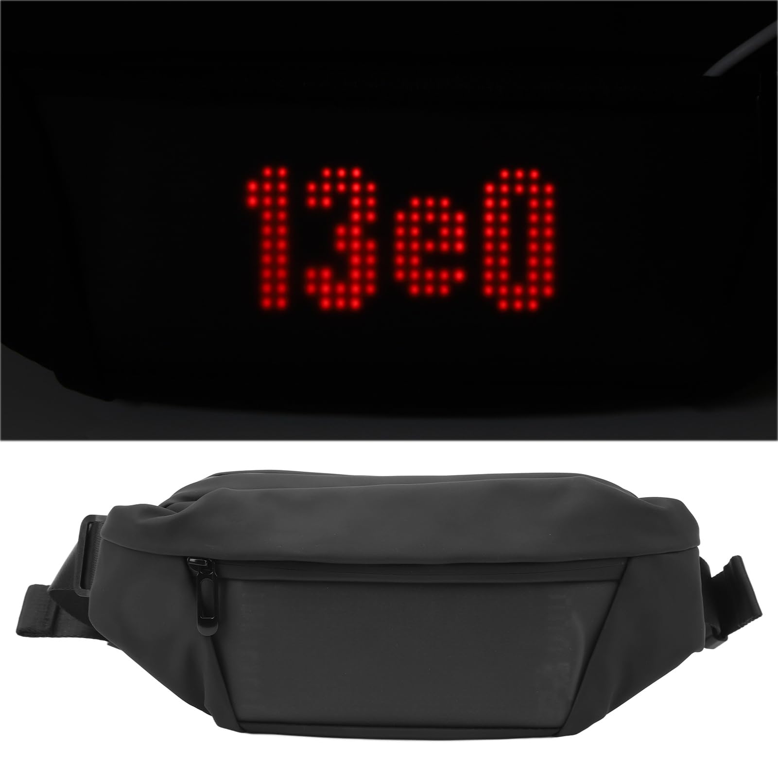 Garosa Fanny Pack con Schermo LED Programmabile, Controllo Tramite App Bluetooth, Display Personalizzato con e Grafica, per Viaggi All'Aperto e Uso Quotidiano