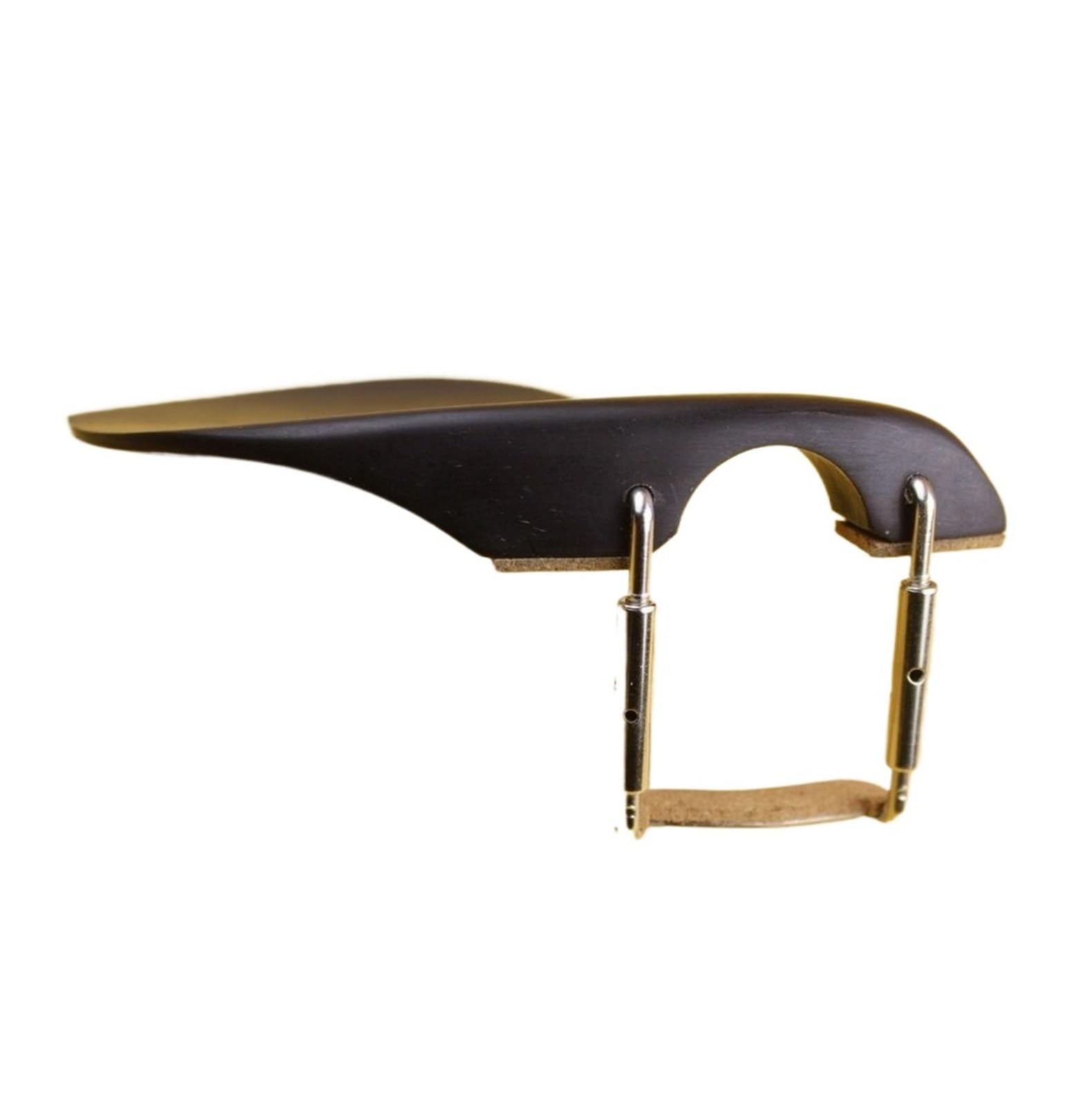 Mentonera para Violín 5 uds ébano violín mentón resto 4/4-1/4 tamaño parte accesorios con soporte estándar hombro almohadilla(4-4 size)