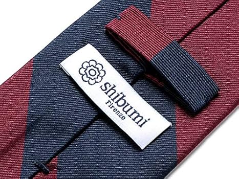 Amazon.co.jp: Shibumi Firenze Men's Silk Twill Block Stripe