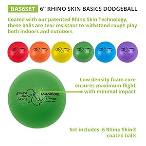Champion Sports Rhino Skin Basic Dodgeball Set