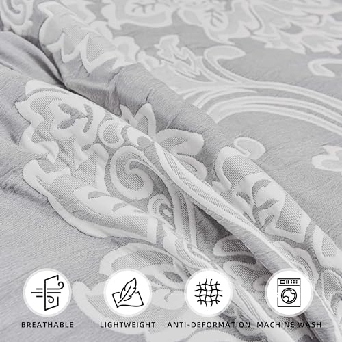 Chiinvent CGSS231101FBA-TEST Oversized King Bedspreads 128X120 Extra Wide Coverlet Sets thumb #3