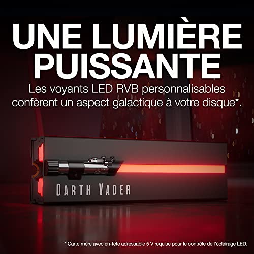 Image of Seagate Lightsaber Collection Special Edition FireCuda SSD 1TB Solid State Drive - M.2 PCIe Gen4 x4 NVMe 1.4, up to 7300MB /s, Customizable RGB LED Lightsabers (ZP1000GM3A053)