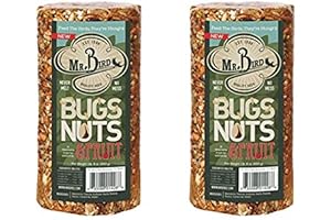 Mr. Bird's Bugs, Nuts, and Fruit Seed Cylinder for Small Birds