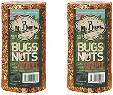 2-Pack of Mr. Bird's Bugs, Nuts, Fruit Small Wild Bird
