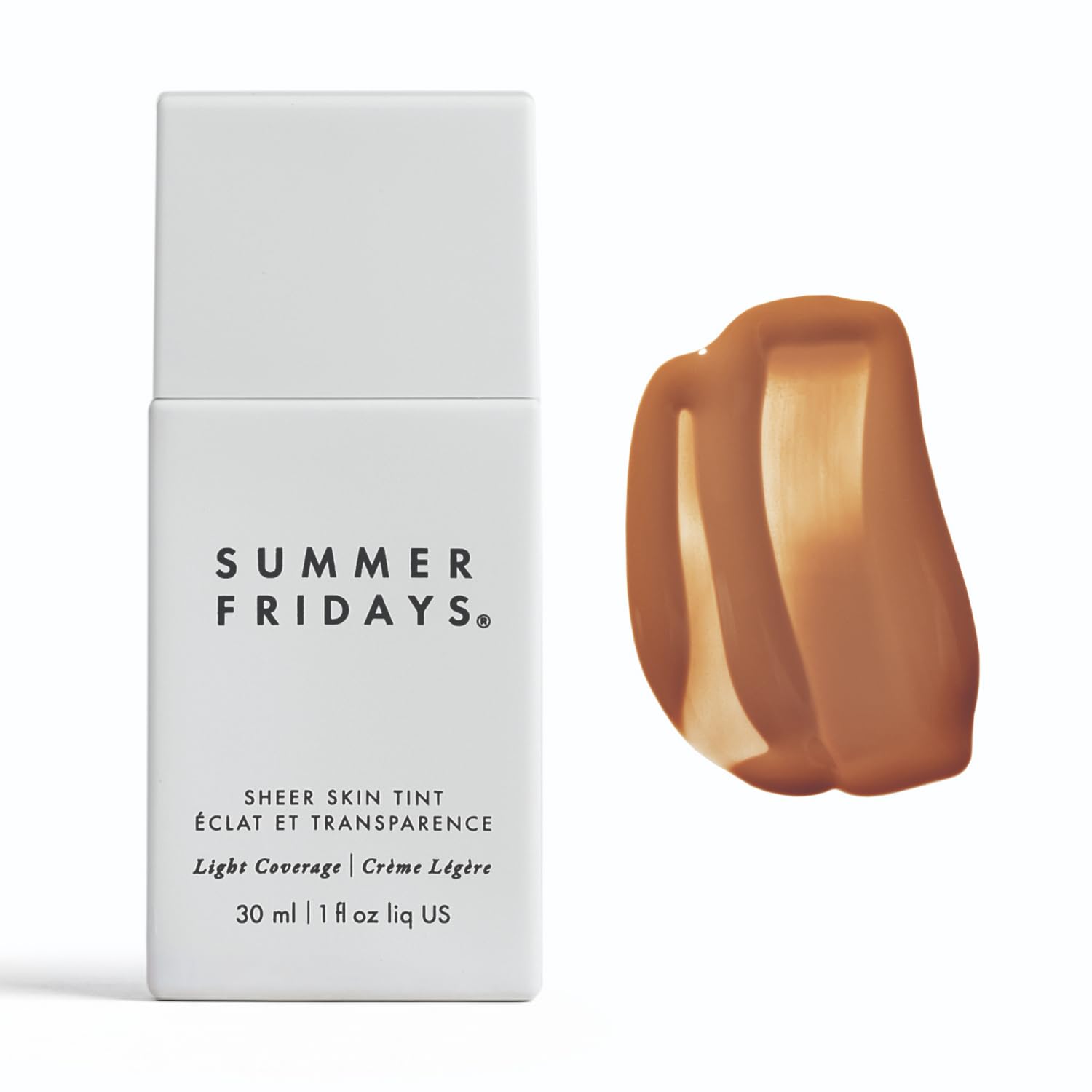 - Summer Fridays Sheer Skin Tint - Skin Tint with Hyaluronic Acid - Helps Diminish Uneven Skin Tone - Sheer to Light Coverage - Shade 7 - Medium Deep with Golden Neutral Undertones (1 Fl Oz)