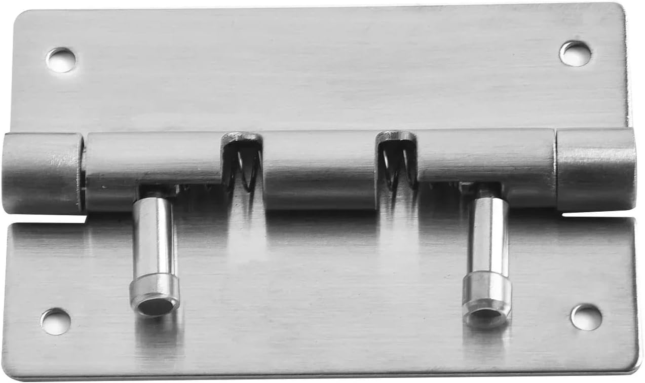 Stainless Steel Adjustable Spring Latch Door Limit Hinge Cabinets Furniture Hardware Accessories 1Pcs(B)