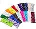 JLIKA Lace Headbands for Women, Teens, Girls - Interchangeable Headwrap - 2 Inch Wide - (20 Piece Assortment)