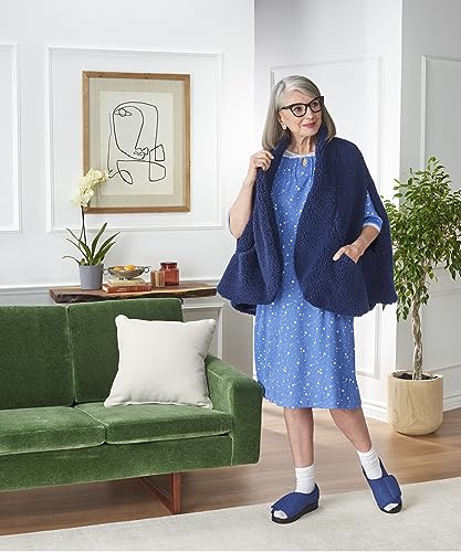 Silverts Open-Back Hospital Gowns for Women – Comfortable, Easy Dressing for Seniors & Patients - Lace Trim 2/3 Sleeve - Image 6