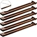 Produktbild 5 Stücke Bambus Holz Räucherstäbchen Halter Weihrauch Brenner Asche Fänger, 9,06 Zoll Lang (Braun)