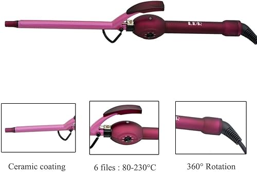 Miniatura 5 de Rizador de pelo profesional Rizador de pelo Rotación Varita Stick Roller Magic Ceramic Peluquería Herramienta de peinado