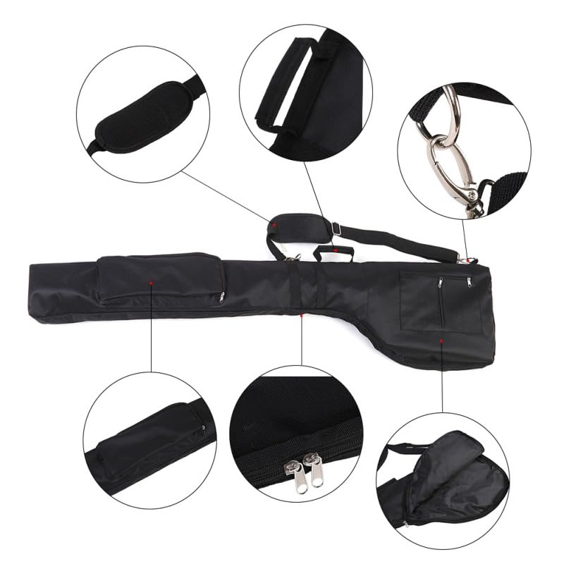 Golftasche Pencilbag Golfschlägertasche, Nylon, umweltfreundliches Material-Set, weich, faltbar, tragbar, Golfzubehör Pencilbag Reisebag