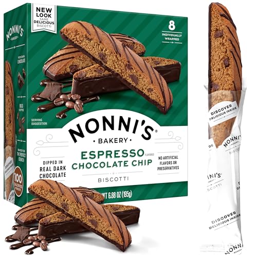 Nonni'S 197846 Espresso Chocolate Chip Biscotti Cookies cover