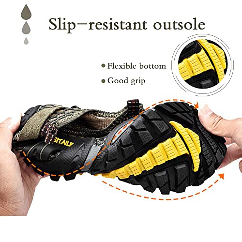 Image of SITAILE Hiking Water Shoes for Men Women Quick Dry Barefoot Aqua Swim River Shoes for Pool Beach Fishing Water Hiking Sandals