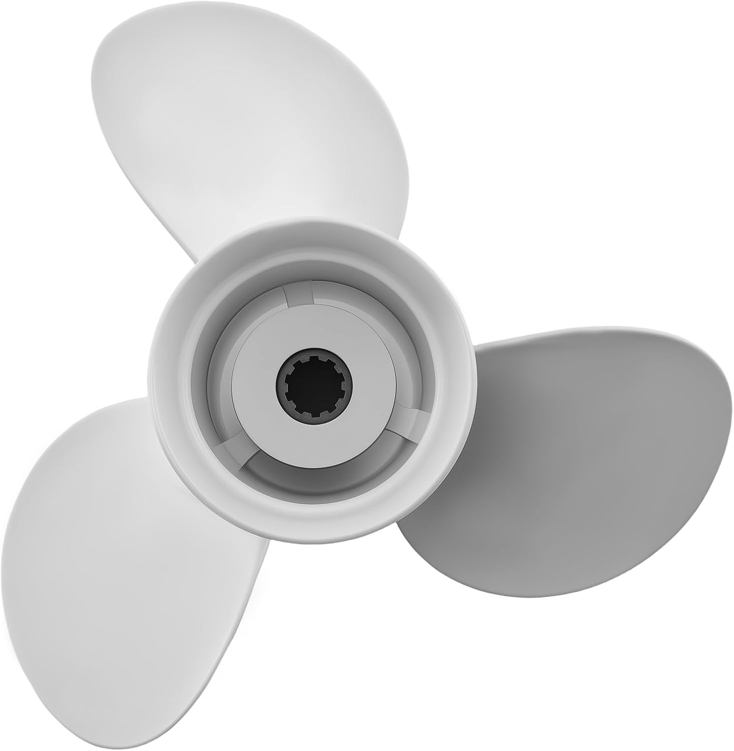 maXpeedingrods 9 7/8 X 11 1/4 Aluminum Boat Propeller for Yamaha Outboard Motor F25/20HP/25HP/30HP 10 Spline Tooth 3 Blades, RH, Parts No# 664-45947-01-EL