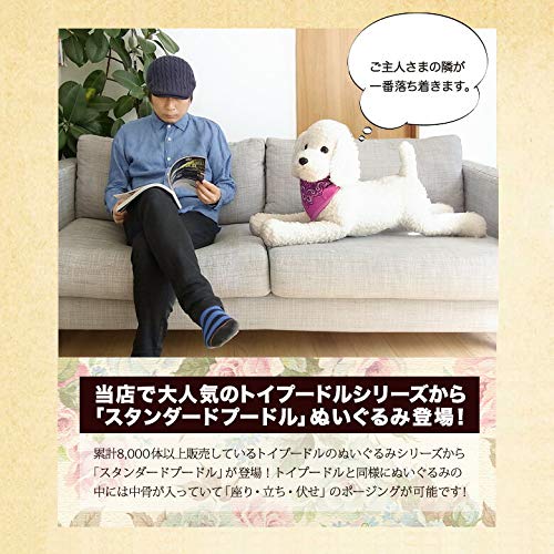 Amazon.co.jp: ニニアンドキノ スタンダードプードル 白 ホワイト